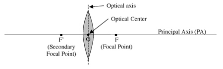 Lens ray diagram
