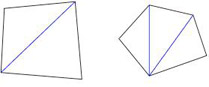 Two polygons with n greater than or equal to 4