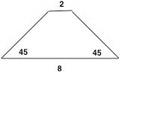 Trapezoid with legs 2 and 8