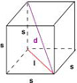 Cube with diagonal solved