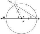  circle with inscribed triangle PCB