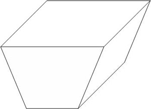 Trapezoidal base solid