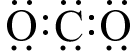 Image showing part c stage of the Lewis structure for CO2