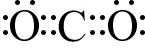 Image showing part d stage of the Lewis structure for CO2