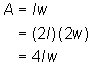 Solving for area of a parallelogram