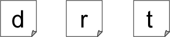 Letter cards