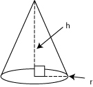 Volume of a cone