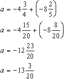 Reducing fractions, example 1