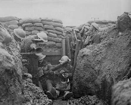 WWI trench warfare